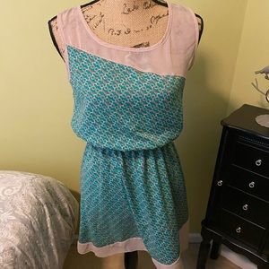 Jella Couture turquoise dress